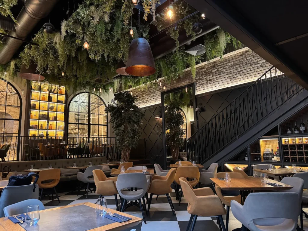 Pizza Nuova Prague – Italian restaurant interior near Hotel Haštal in Old Town